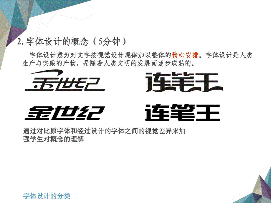 字体设计ppt说课稿ppt讲稿思维导图知识点归纳总结ppt白板课件