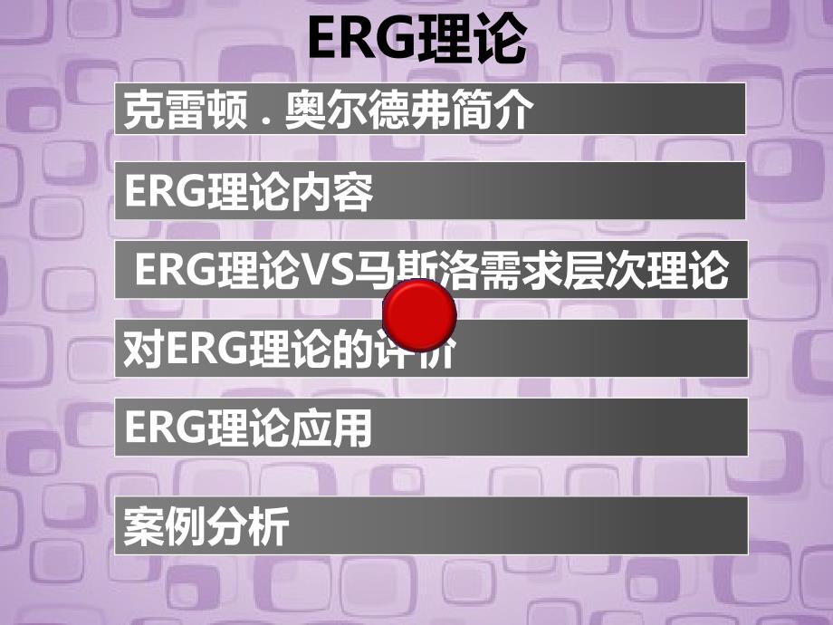 奥尔德弗erg需要理论