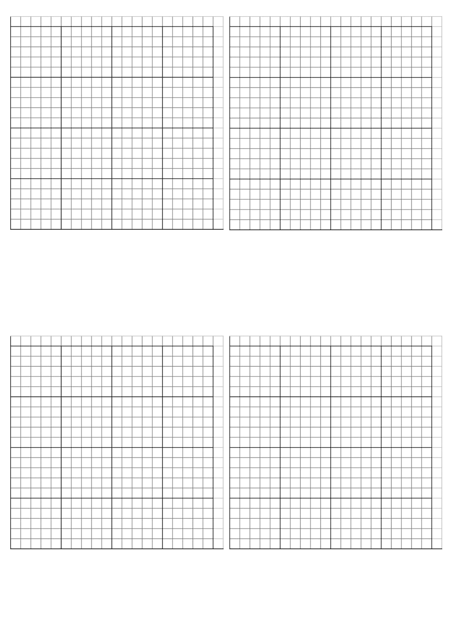 坐标纸学生用3页