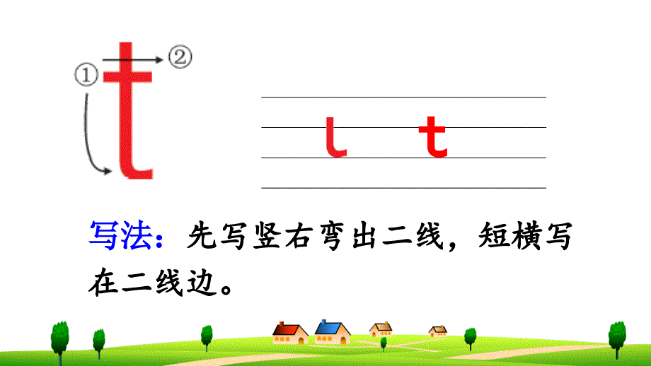部编版一年级语文上册汉语拼音dtnlppt课件