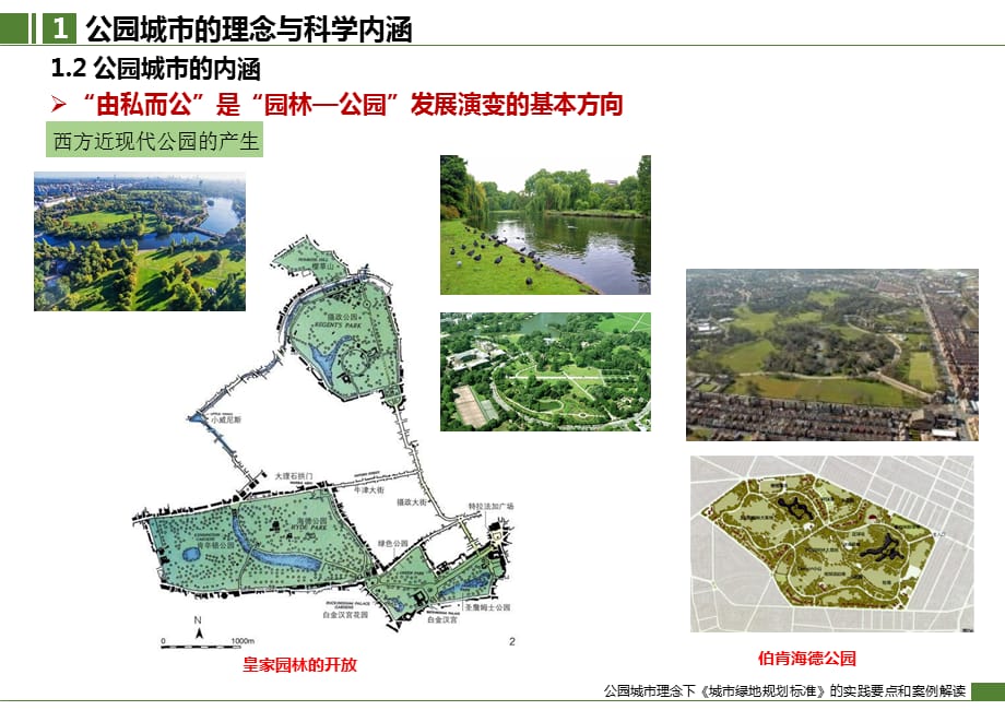 公园城市理念下城市绿地规划标准的实践要点及案例解读ppt